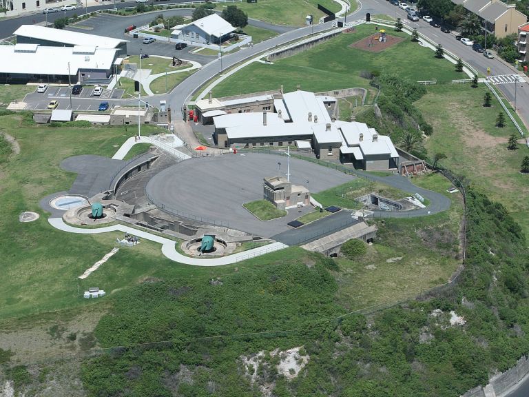 Fort Scratchley from the air