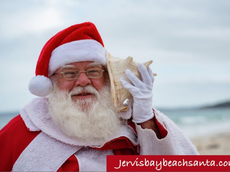 Jervis Bay Santa on the Beach