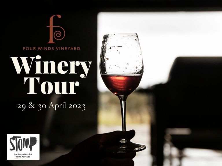 Four Winds Vineyard Winery Tour. 29 and 30 April