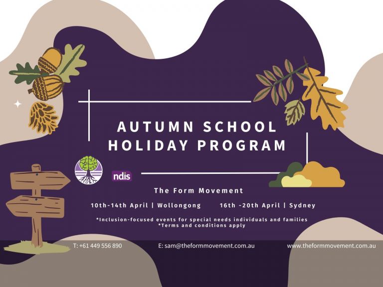 Join the Form Movement's Autumn School Holiday Program
