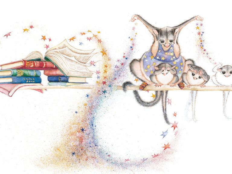 Illustration from the book Possum Magic