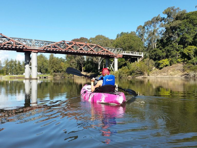 Canoeing on the Williams River Clarence Town