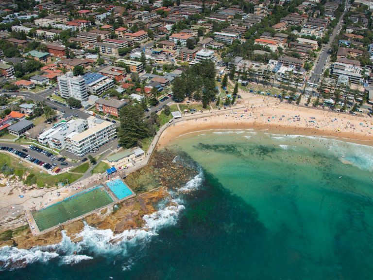 Aerial View of Dee Why Rockpool