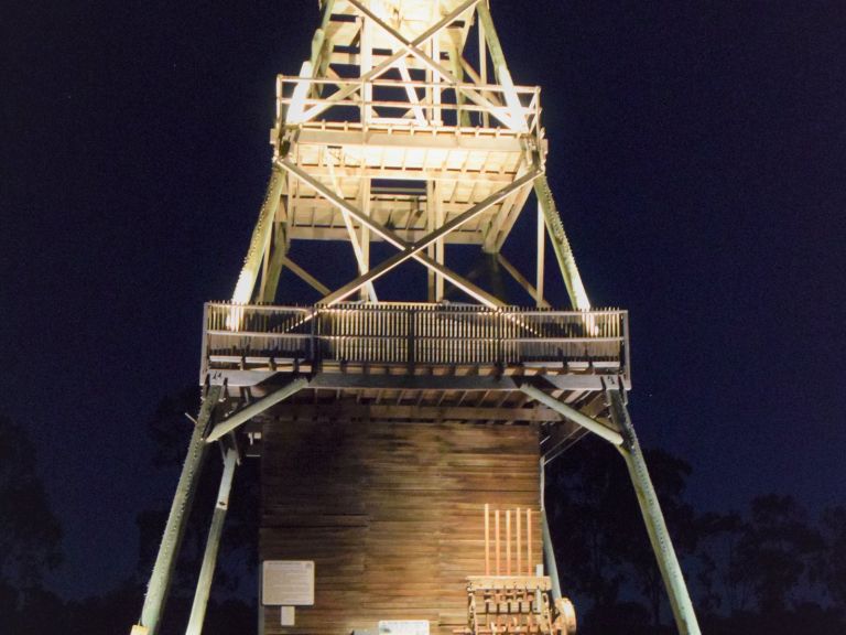 Replica of Wyalong and West Wyalong's history
