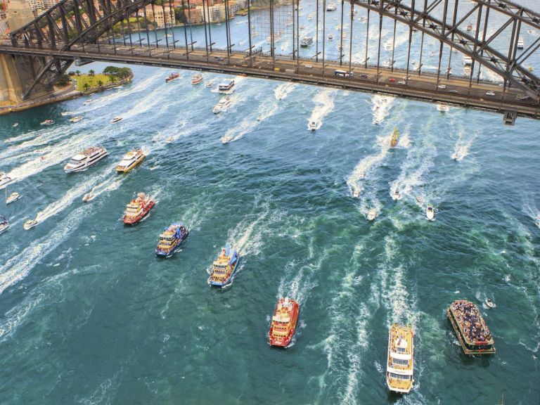 Ferrython Ferry Races Australia Day Sydney Harbour