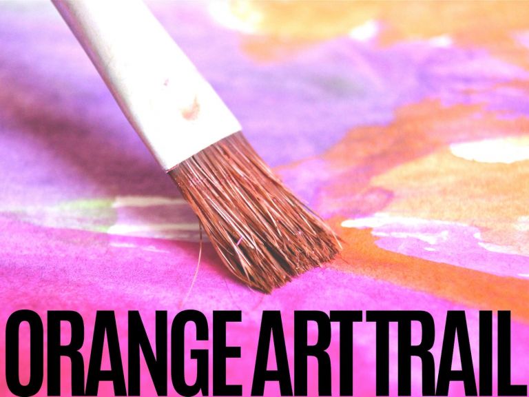 Five well-known artists of Orange invite you to join them in their studios to experience art making.
