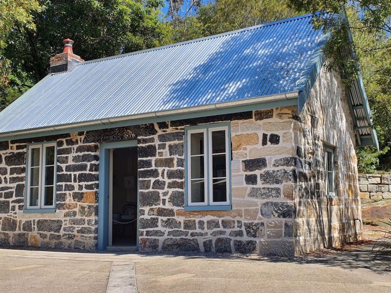 The southern exterior of Jenkins Kitchen, Lane Cove National Park. Photo: Ryan Siddons &copy; DPIE