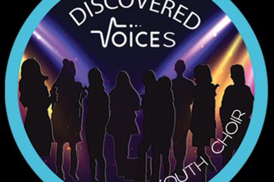 Discovered Voices, young people pictured with blue circle around them
