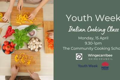 Event image for Italian Cooking Class at The Community Cooking School. 