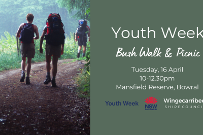 Youth Week Event - Bush Walk and Picnic 