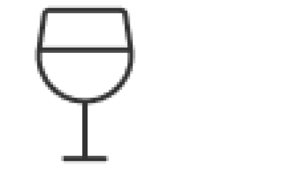 Food wine glass icon