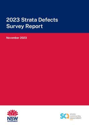2023 Strata Defect Survey Report cover