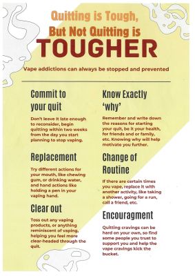 Quitting is tough poster