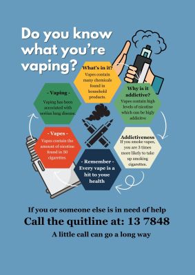 Do you know what youre vaping poster
