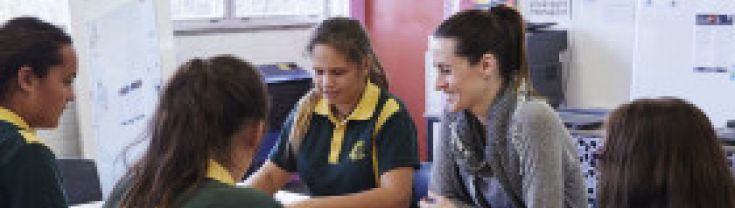 Aboriginal students learning in a classroom