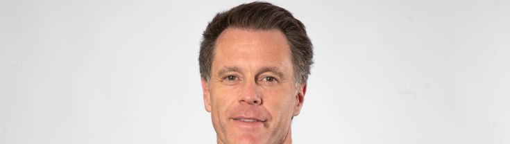 A headshot of Premier Chris Minns