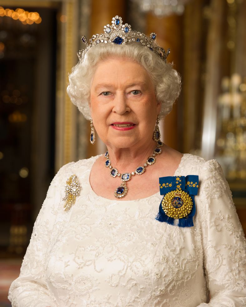 Recent official portrait of Her Majesty, Queen Elizabeth II