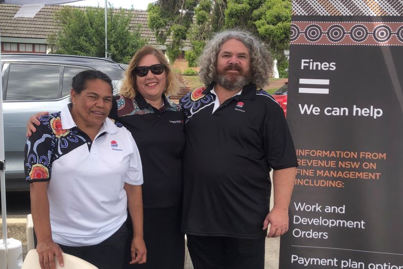 Karina, Alicia and Bud from the Revenue outreach program