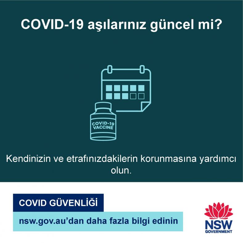 Turkish Are your COVID-19 vaccinations up to date