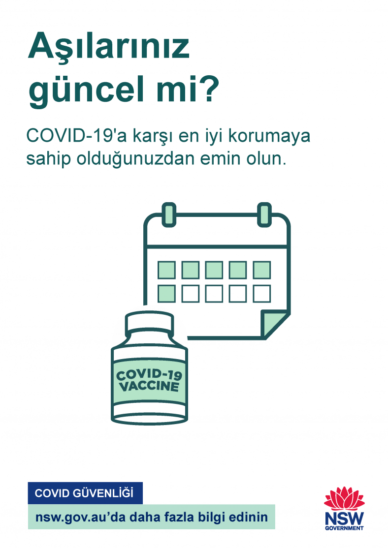 Turkish Vaccinations up to date