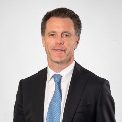 A headshot of Premier Chris Minns