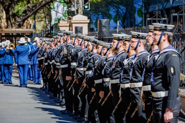 NSW Proclamation Ceremony Navy parade